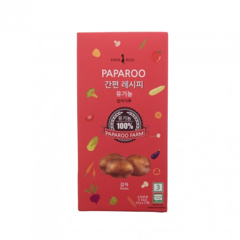 파파루간편레시피(초기) 유기농 감자가루_(3g*5ea/BOX)