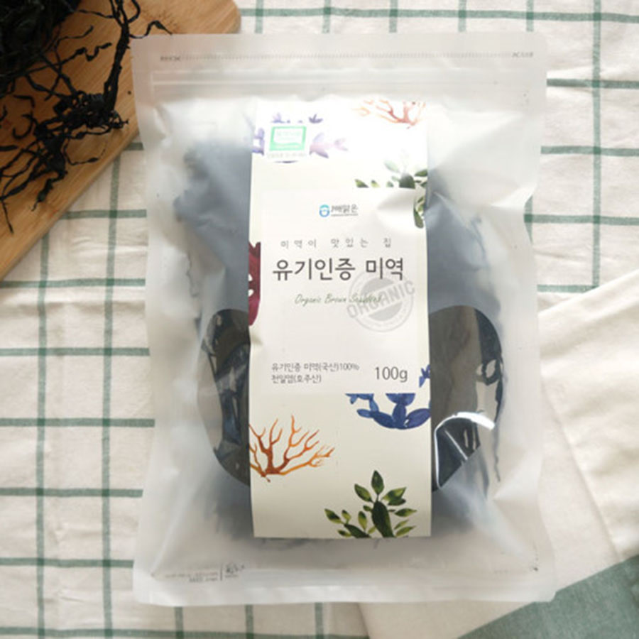 유기인증 미역 100g