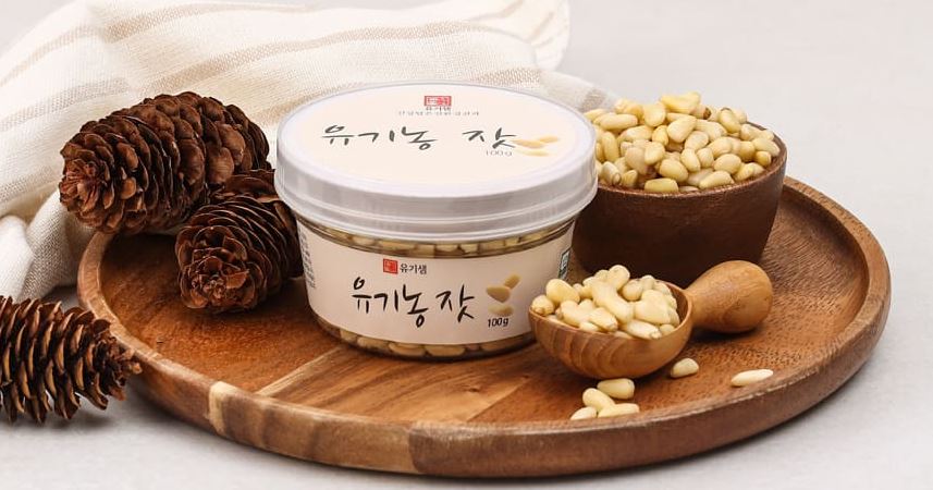 유기농 잣 100g