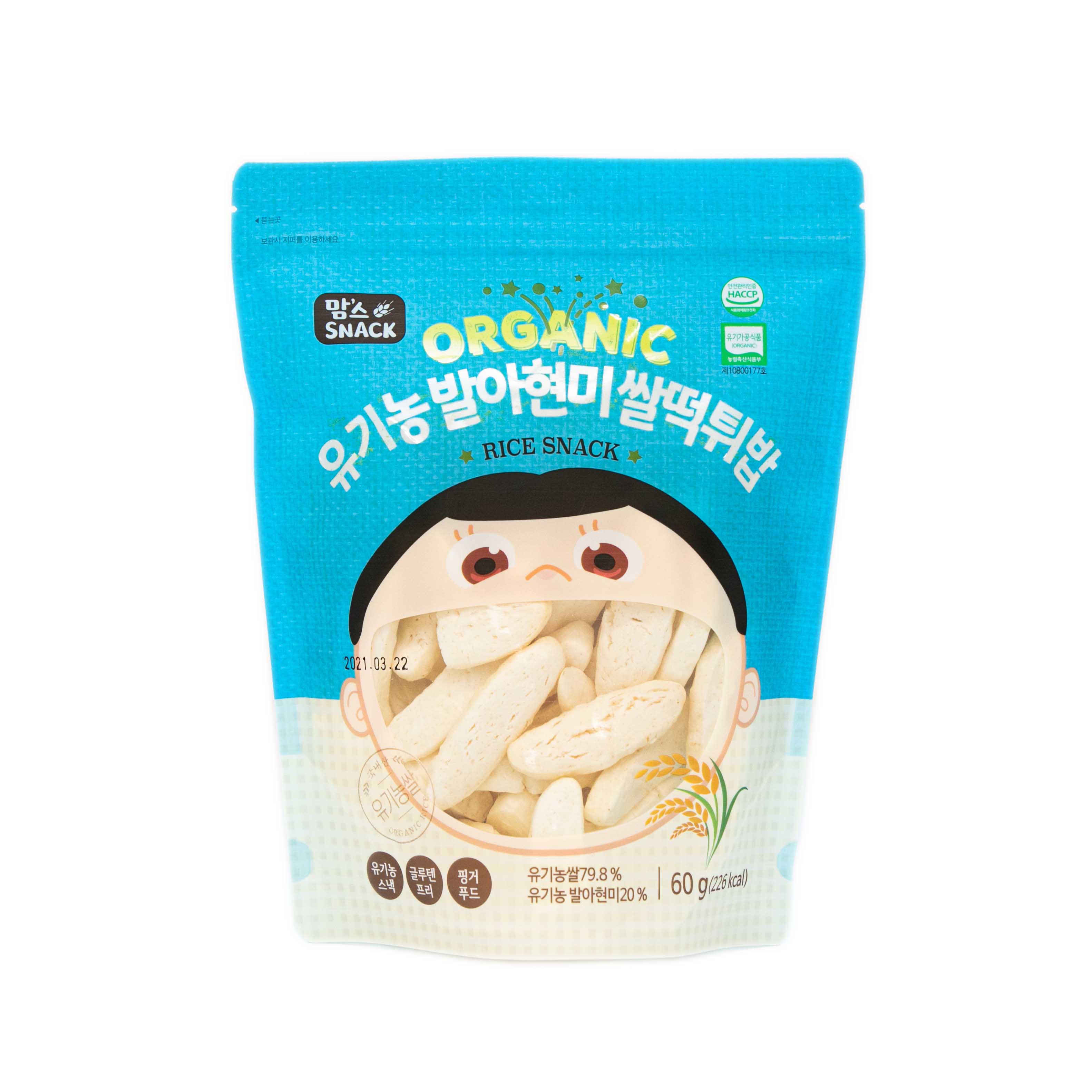 유기농발아현미쌀떡튀밥 60g