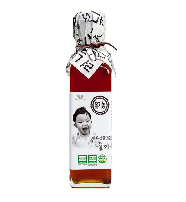 유기가공인증 들기름 180ml / 1ea 