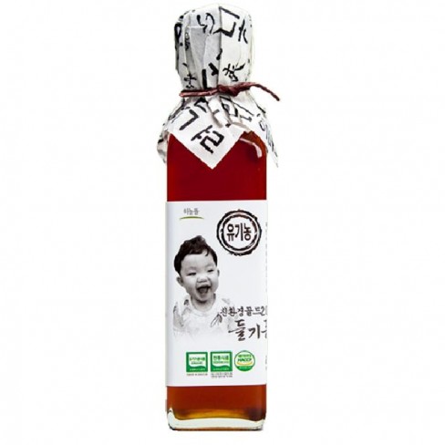 유기가공인증 들기름 180ml / 1ea 