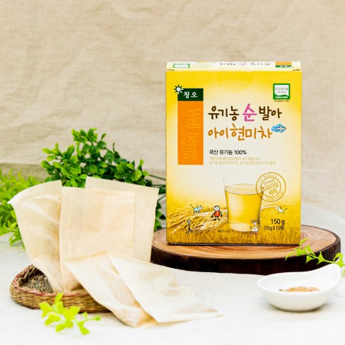 유기농순발아아이현미차 150g
