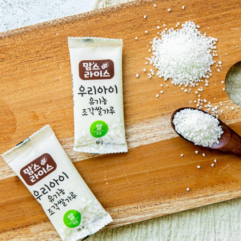 우리아이유기농조각쌀가루 180g