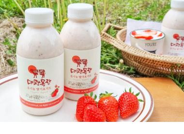 대광목장 유기농딸기요거트 500ml 5/20입고