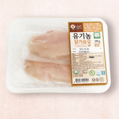 유기농닭가슴살(냉동)240g