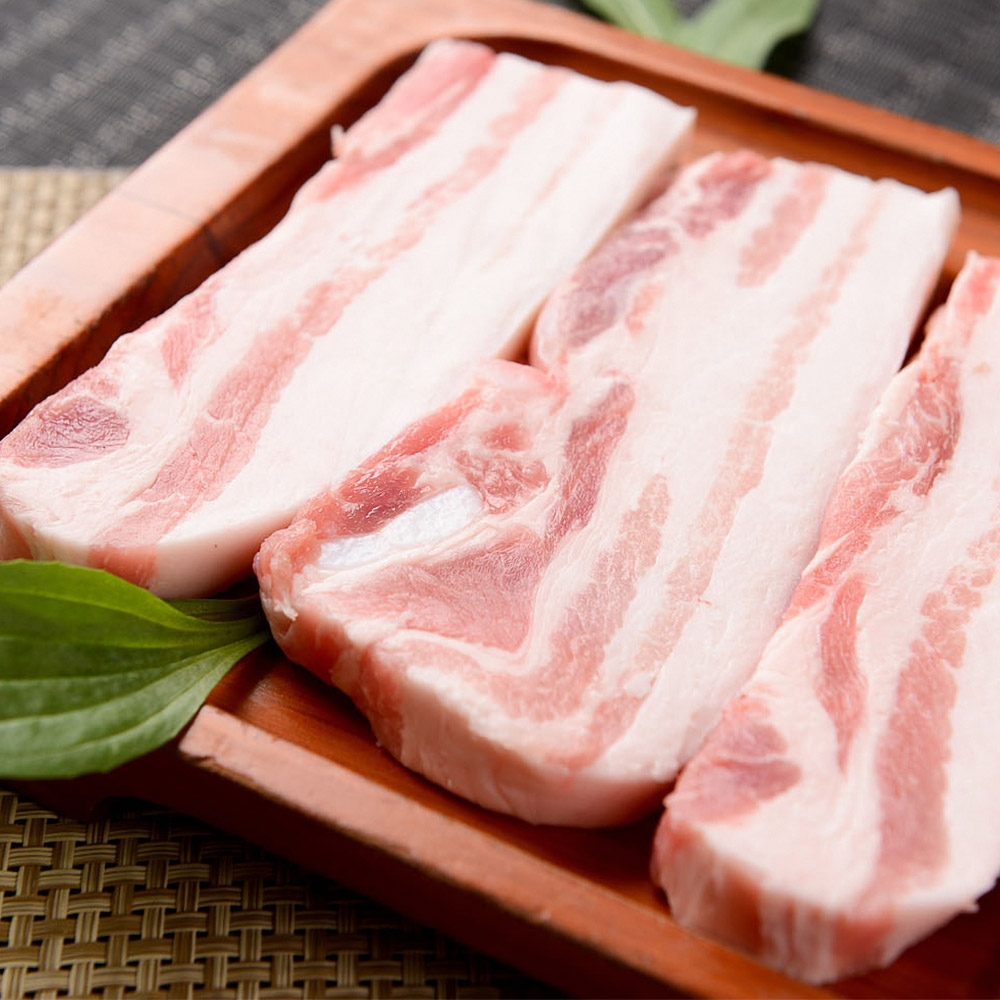 [테스트]무항생제 돈육 삼겹살(구이용) 600g*별도배송