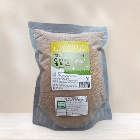 유기농 이분도 통밀_(1kg/봉)