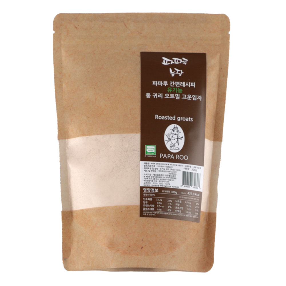 유기농 (중기) 오트밀가루_(300g/봉)